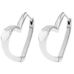 PAUL VALENTINE - HOOP LARGE - HEART & SOUL - silver