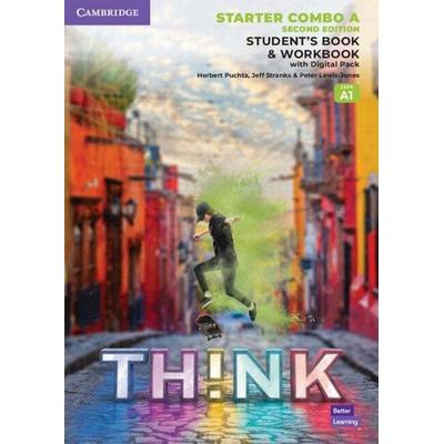 Think Starter Student's Book and Workbook with Digital Pack Combo a British English, Taschenbuch von Herbert Puchta,Jeff Stranks,Peter Lewis-Jones,