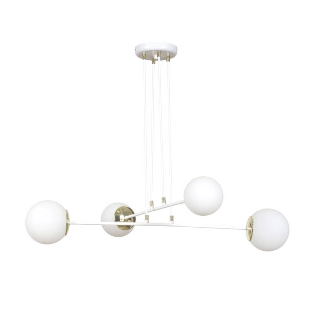 Hanglamp Emibig wit, 4xE14, 40W