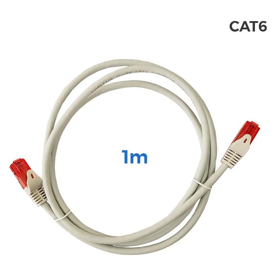 LogiLink Utp wire cat.6 cooper lszh rj45 grey 1m (UTP, CAT6, 1 m) (49446259)