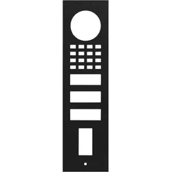 DoorBird D1102FV Fingerprint 50 Aufputz Frontblende – Graphitschwarz