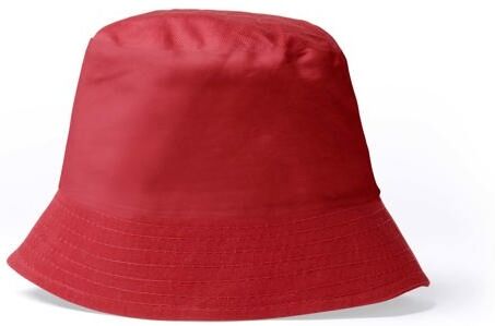 Chapeau bob publicitaire en coton 170 g/m² Bobin rouge TAILLE UNIQUE ADULTE