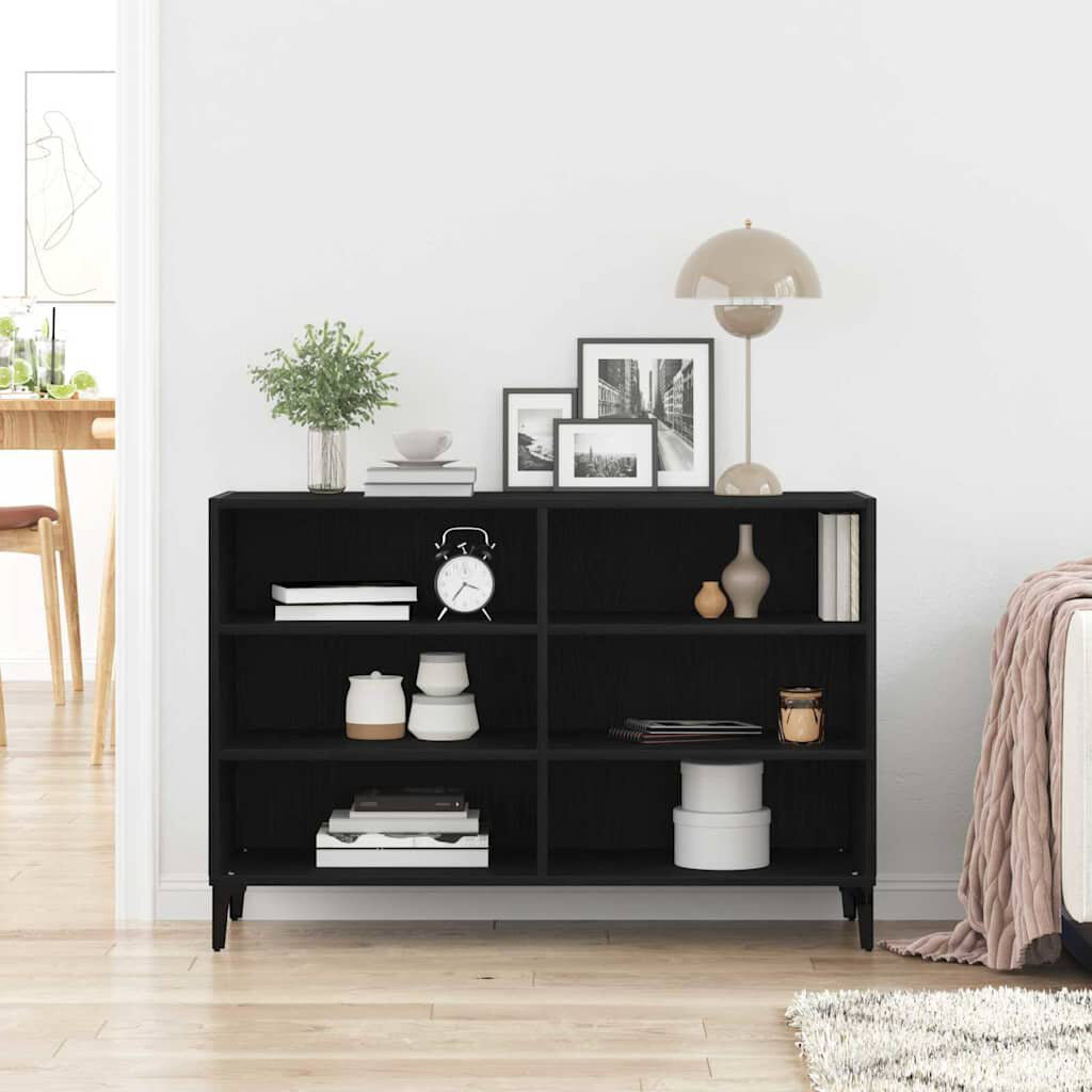 Metro 103.5 cm W Sideboard Black 70cm H X 103.5cm W X 35cm D
