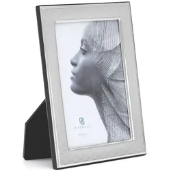 Palermo 13x18 cm silber-glanz Premium-Portraitrahmen zum Stellen