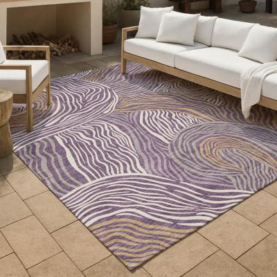 Addison Rugs Machine Washable Indoor/ Outdoor Modern Cortez Chantille Rug