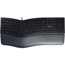 Cherry KC 4500 (US, Kabelgebunden), Tastatur, Schwarz