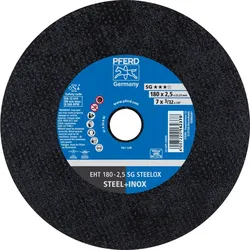 PFERD TOOLS Trennscheibe EHT gerade Leistungslinie SG STEELOX für Stahl/Edelstahl - 61326422