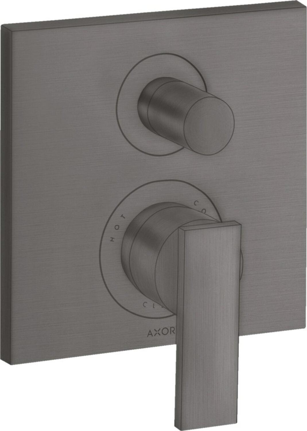 hansgrohe Fertigmontageset Axor Citterio UP-Wannen-Einhebelmischer, m Hebel, brush. bla vc