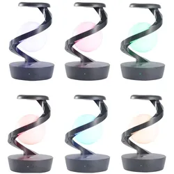 Casativo, Tischlampe, 2er-Set Schwebende RGB Tischlampe, mit Handy Ladeport