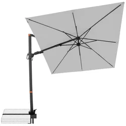 Ampelschirm Myzone Hellgrau ca. 210x210cm