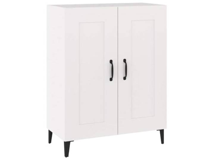 Kaorsrow Sideboard Weiß 69,5x34x90 cm Holzwerkstoff Beistellschrank Elegantes Design für Wohnzimmer und Flur mit geräumigen Fächern, stabiler Eisenkonstruktion und robuster Ablagefläche.