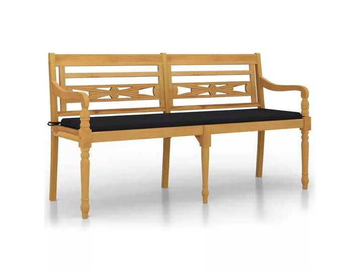 VidaXL - Bank teak, One Size, Braun