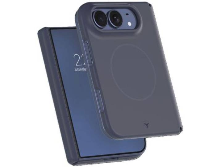 Force Case - Coque Iphone Duo Magsafe Silicone Bleu