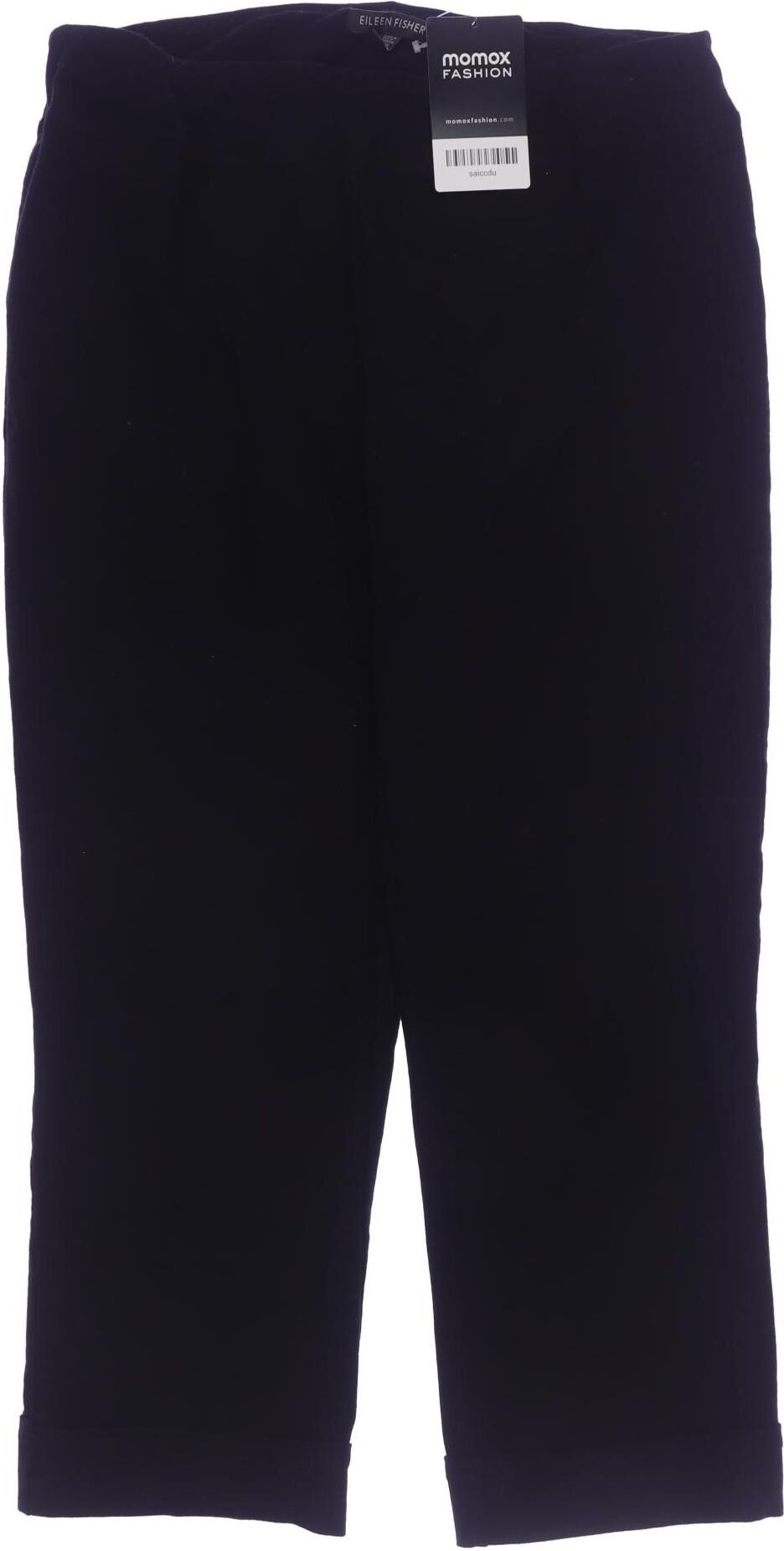 Eileen Fisher Damen Stoffhose, Schwarz, Gr. XS, Viskose / Synthetik / Elasthan - Second Hand
