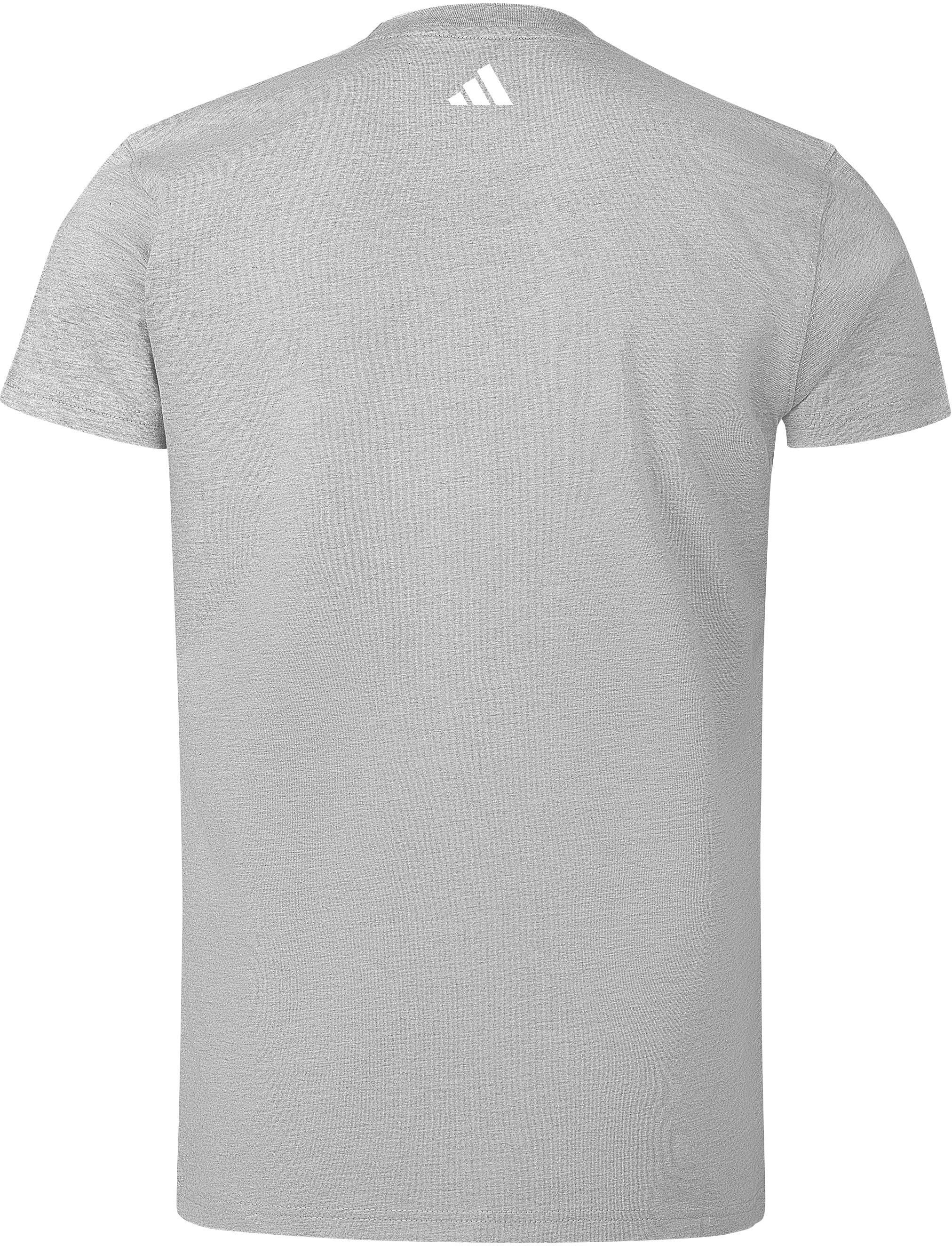 T-Shirt ADIDAS PERFORMANCE "Community T-Shirt Boxing" Gr. XL, grau, Shirts, Herren, XL, Obermaterial: 100% Baumwolle, T-Shirt grau XL