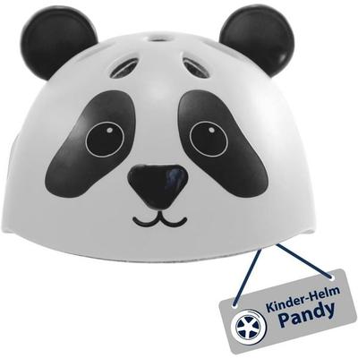 HUDORA 84911 - Kinderhelm Panda, Gr. 44-47, Sicherheitshelm für Fahrrad und Inlineskaten