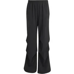 ADIDAS Kinder Sporthose FUTURE ICONS WIDE STRETCH WOVEN, Größe 152 in Schwarz Schwarz