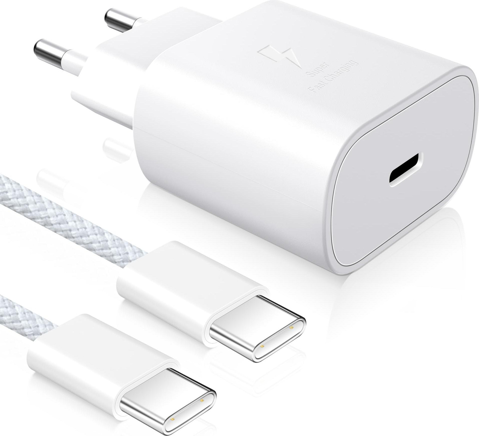 YISH USB-C snellader 25W PD 3.0 netadapter met USB Type C connector