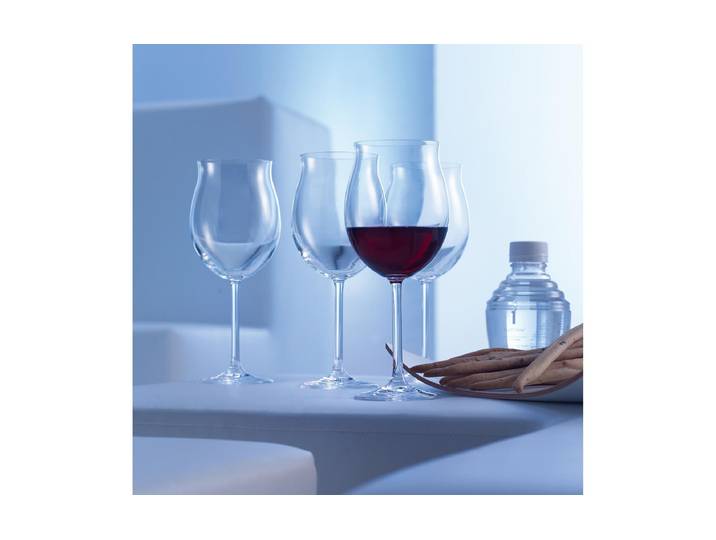 Rotweinglas MONTANA-GLAS Pure 550 ml , transparent, H:23cm Ø:8cm, Kristallglas, Trinkgefässe, Rotweinglas