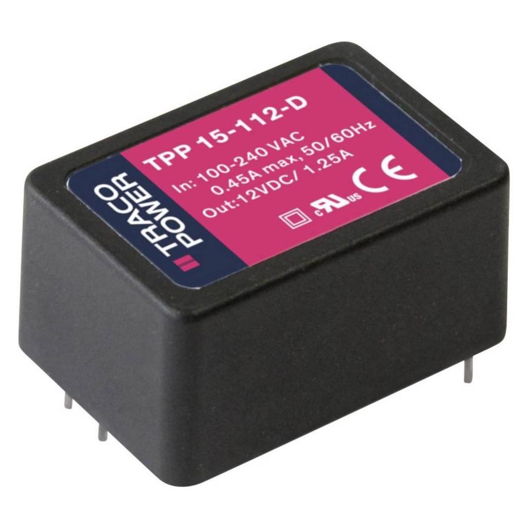 TracoPower AC/DC Schaltnetzteil, TPP 15 Serie (TPP 15-103-D)