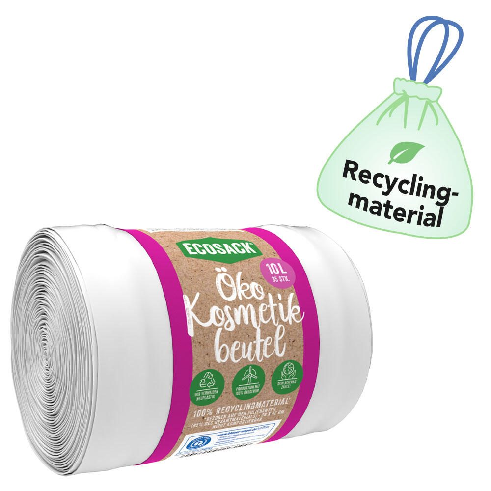 ECOSACK® Kosmetikbeutel 10,0 l weiß 10-00024