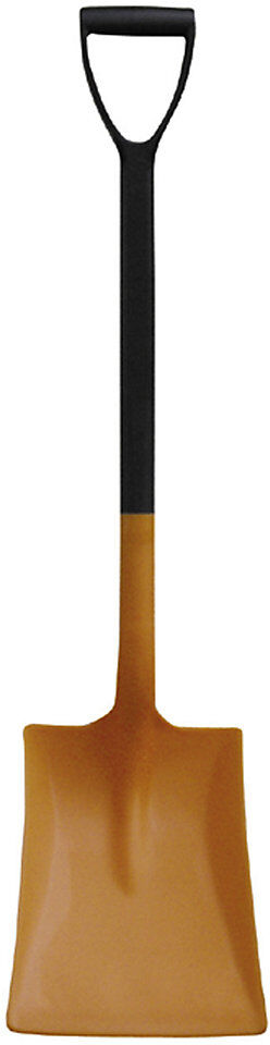 Universal-Stielschaufel aus PP, orange, Gesamtlänge 980 mm CEMO