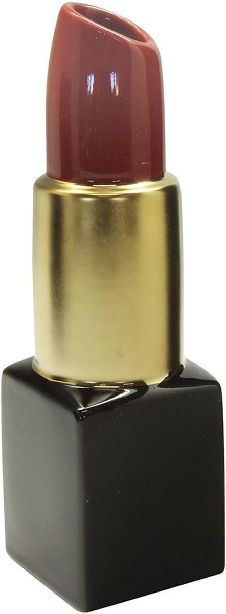 Gilde Handwerk Keramische Lippenstift Vaas - Lipstick - 30 x 9 cm