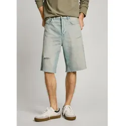Pepe Jeans für Herren. PM801171 Bermuda-Shorts aus blauem Denim (29), Lässig, Baumwolle, Nachhaltig