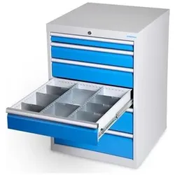 HP Autozubehör, Werkstattschrank, Schubladenunterteilungsmaterial Fronthöhe 200 mm 2 Längs-/4 Querteiler (60 cm, 25 cm)