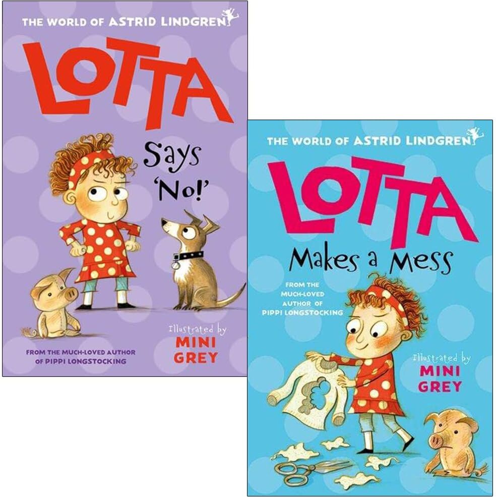 OXFORD UNIVERSITY PRESS Astrid Lindgren Lotta Collection 2 Books Set