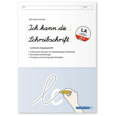 Ich kann die Schreibschrift - Lateinische Ausgangsschrift - LA - Übungsheft zu den Buchstabenverbindungen, Taschenbuch von Sternchenverlag GmbH,Katrin