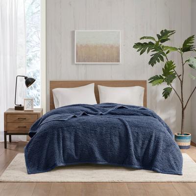 Woolrich Burlington Berber Cozy Soft Blanket with Velvet binding