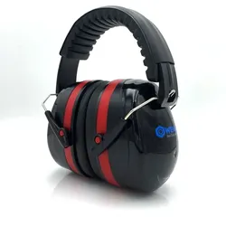 WEMAG Kapselgehörschutz schwarz/rot SNR 32 dB A