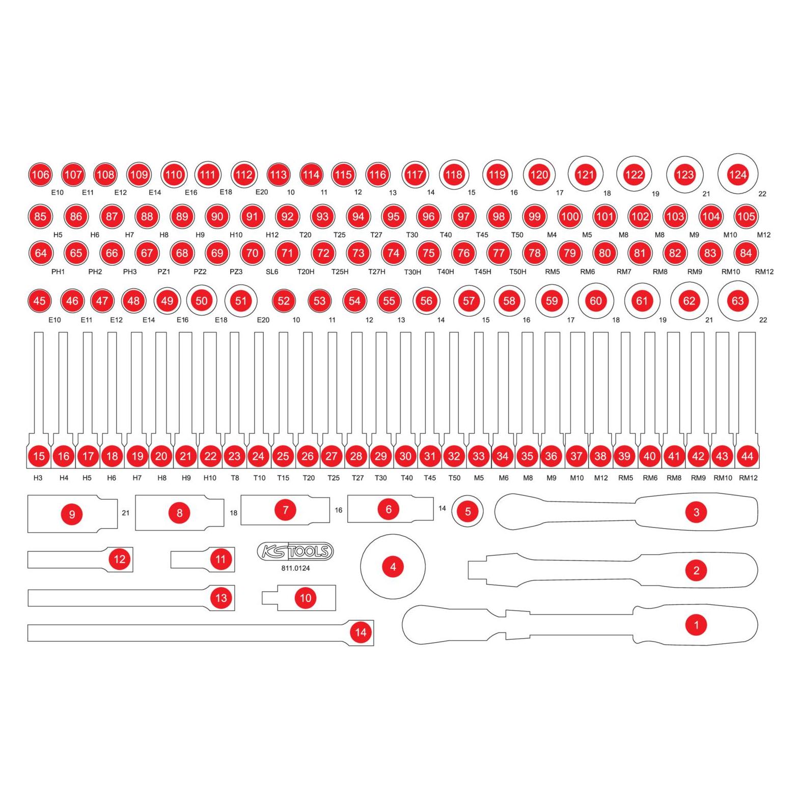 KS Tools 811.0124-97 (811.0124-97)