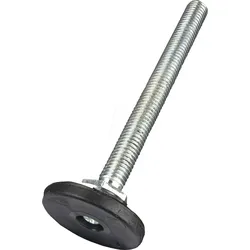 GF M8-30 - Ausgleich-Gehäusefuß, Ø 38 mm, 30 mm, schwarz