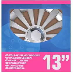 ProPlus, Radkappen, Radblenden-Set Meridian 13 Zoll 4 Stück im Displaykarton (4 Stk., 13")