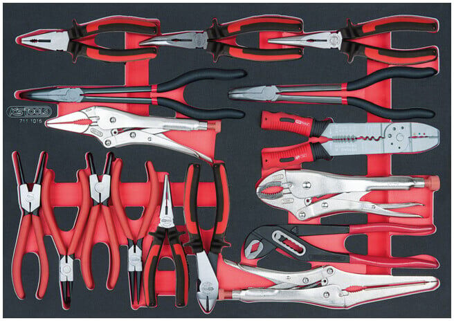 KS Tools SCS Module outillages universels, 16 pcs., modules système 1/1 (711.1016)