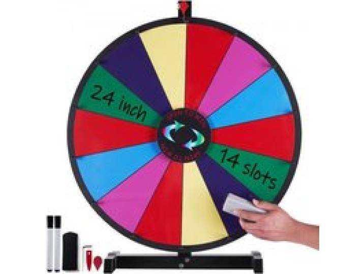 VEVOR – roue de prix rotative de 61 cm, 14 emplacements, pour salon commercial, carnaval