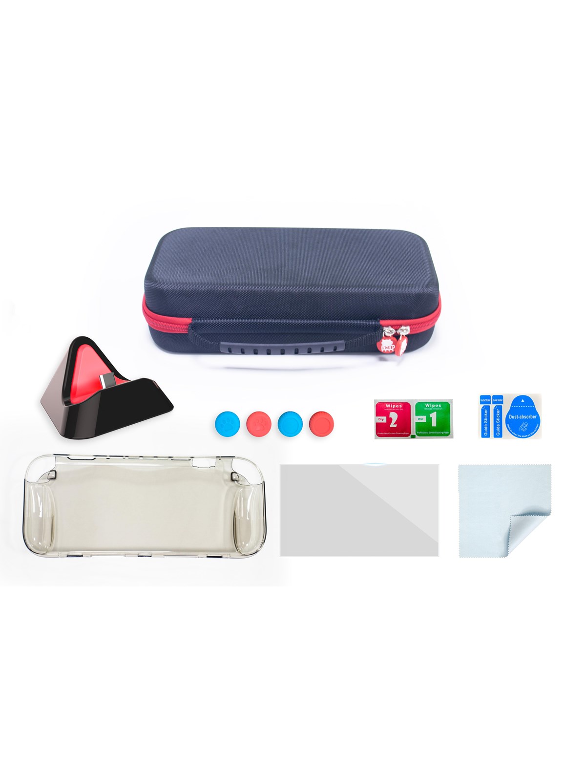 iMP TECH Protect and Charge Pack - Black and Red - Bag - Nintendo Switch 2