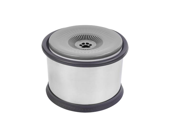 Trinkbrunnen Edelstahl 3.5L grau
