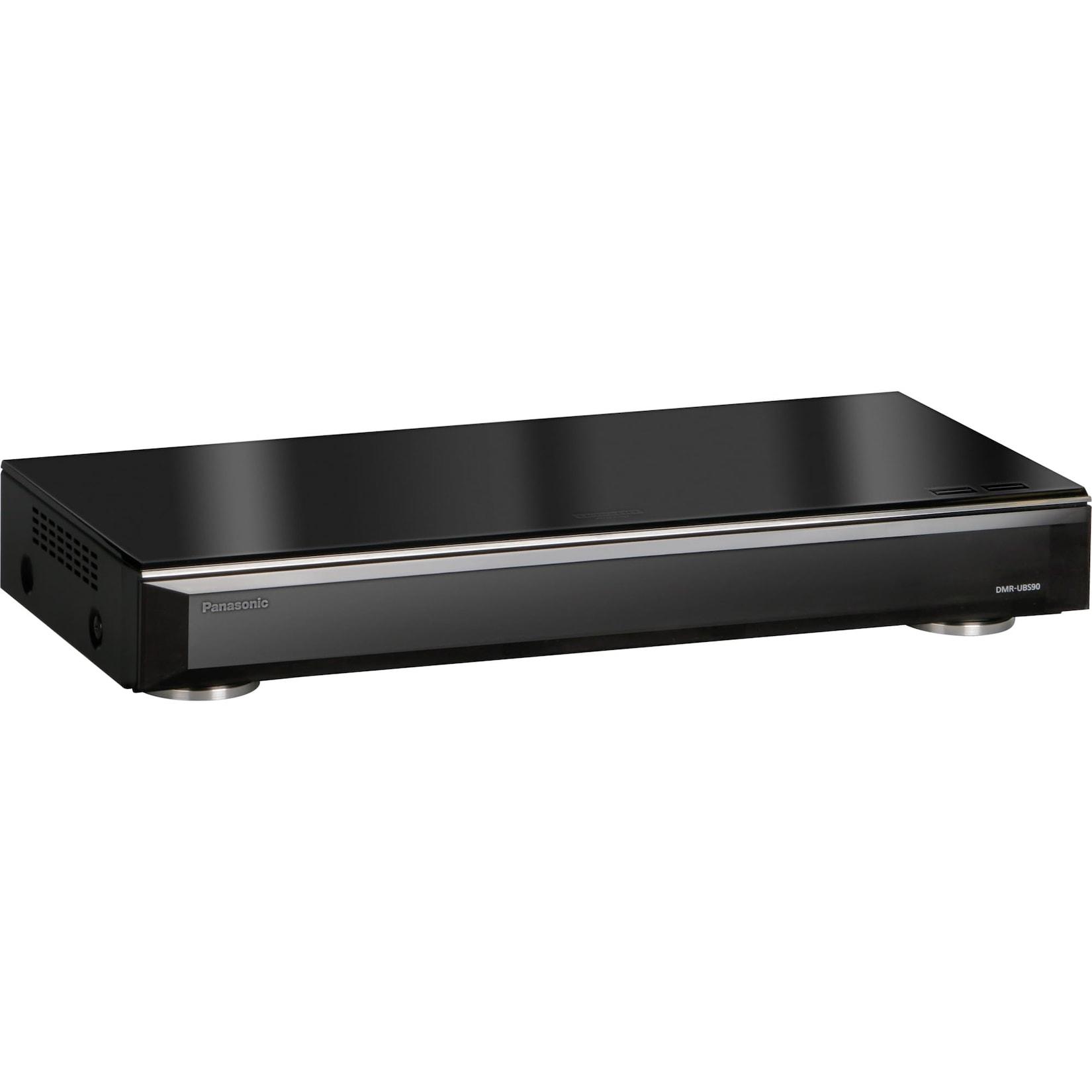 Panasonic DMR-UBS90EGK schwarz UHD Blu-ray-Rekorder (4 K Upscaling, HDR10, Dolby Digital, LAN, HDMI, Aufnahmefunktion, 2 TB Festplatte, Triple Tuner)