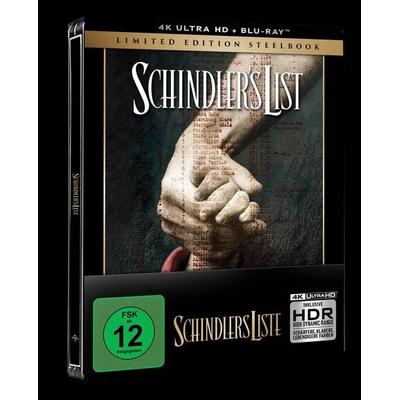 Schindlers Liste - Steelbook (4K-UHD+2 Blu-rays), Blu-ray 4K