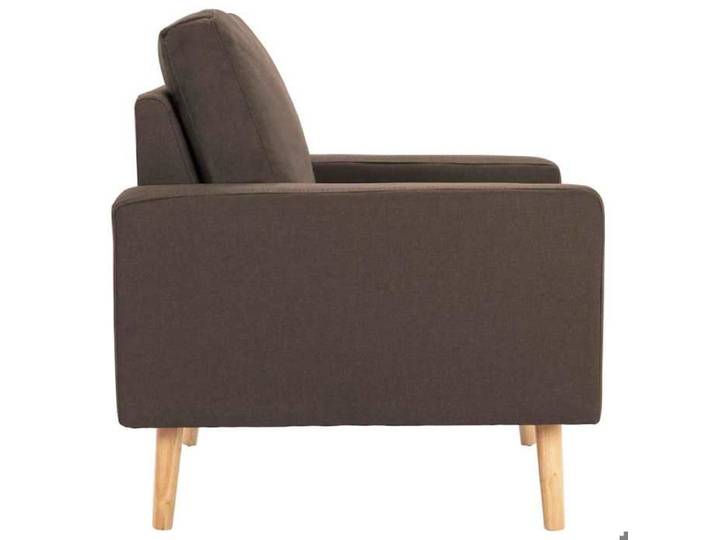 Fauteuil/Chaise - HAOSHOP - Fauteuil marron tissu&01_996