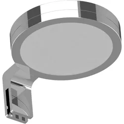 LightMe, Deckenleuchte, LM85632 LEDSpiegelklemmleuchte 'On Top' IP44 chrom 27004000K 6W (500 lm, GX53)