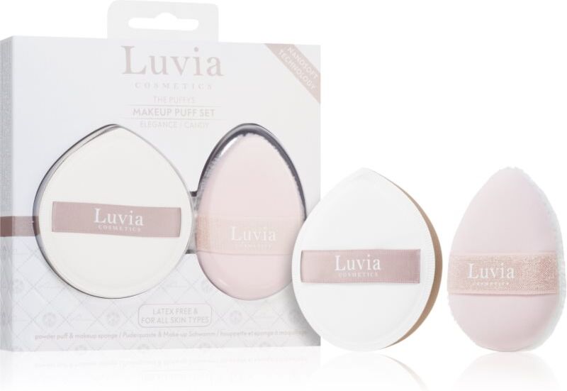 Luvia Cosmetics The Puffys Duo Puff Kit applicator set Elegance/Candy