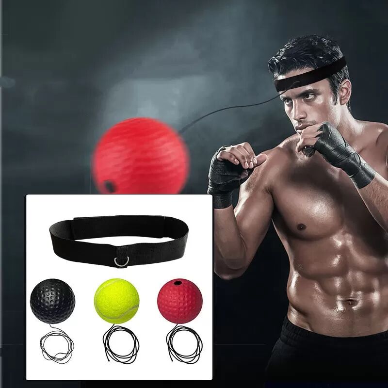 INF Reaktionsball-Set – Schwarz, Gelb und Rot