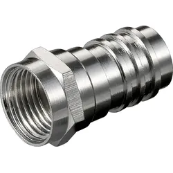 GOOBAY 11862 - F-Stecker, Crimp für Ø 8 mm Kabel