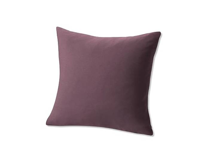 Estella Nackenrollenbezug Mako-Feinjersey aubergine Größe 40x15 cm Ø