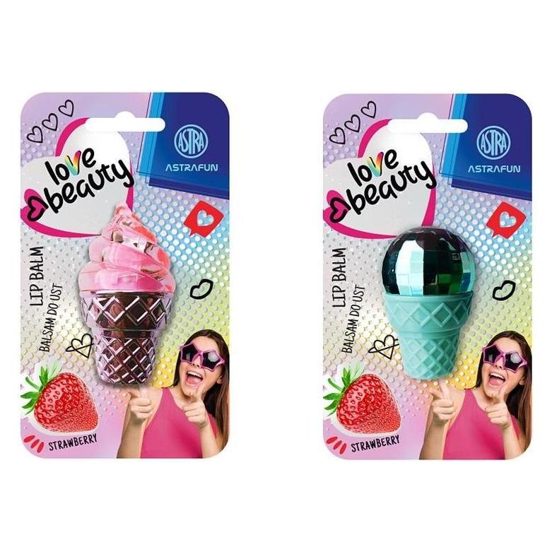 Lip Smacker ASTRAFUN Ice Cream Erdbeer-Lippenbalsam-Mischung (Lippenbalsam) (54612414)