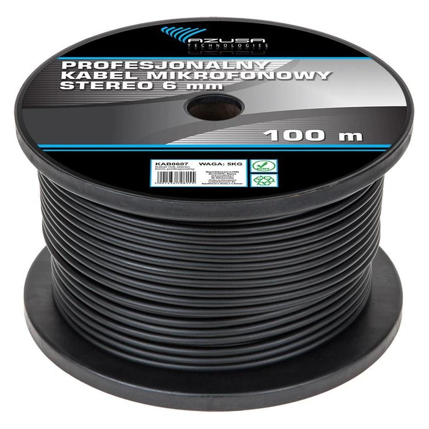 Azusa Professionelles 6-mm-Stereo-Mikrofonkabel (0.22 m) (KAB0607)